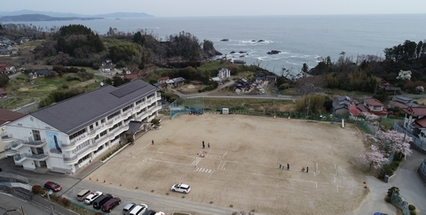 中井小学校空撮写真